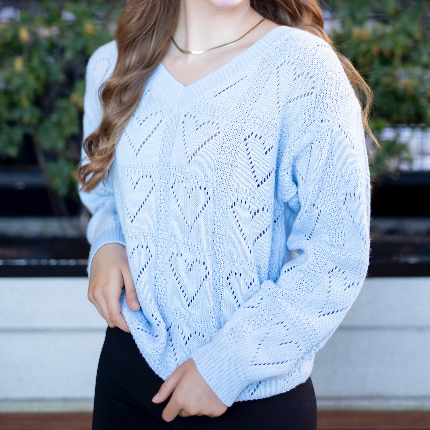 Heart Knitted Sweater