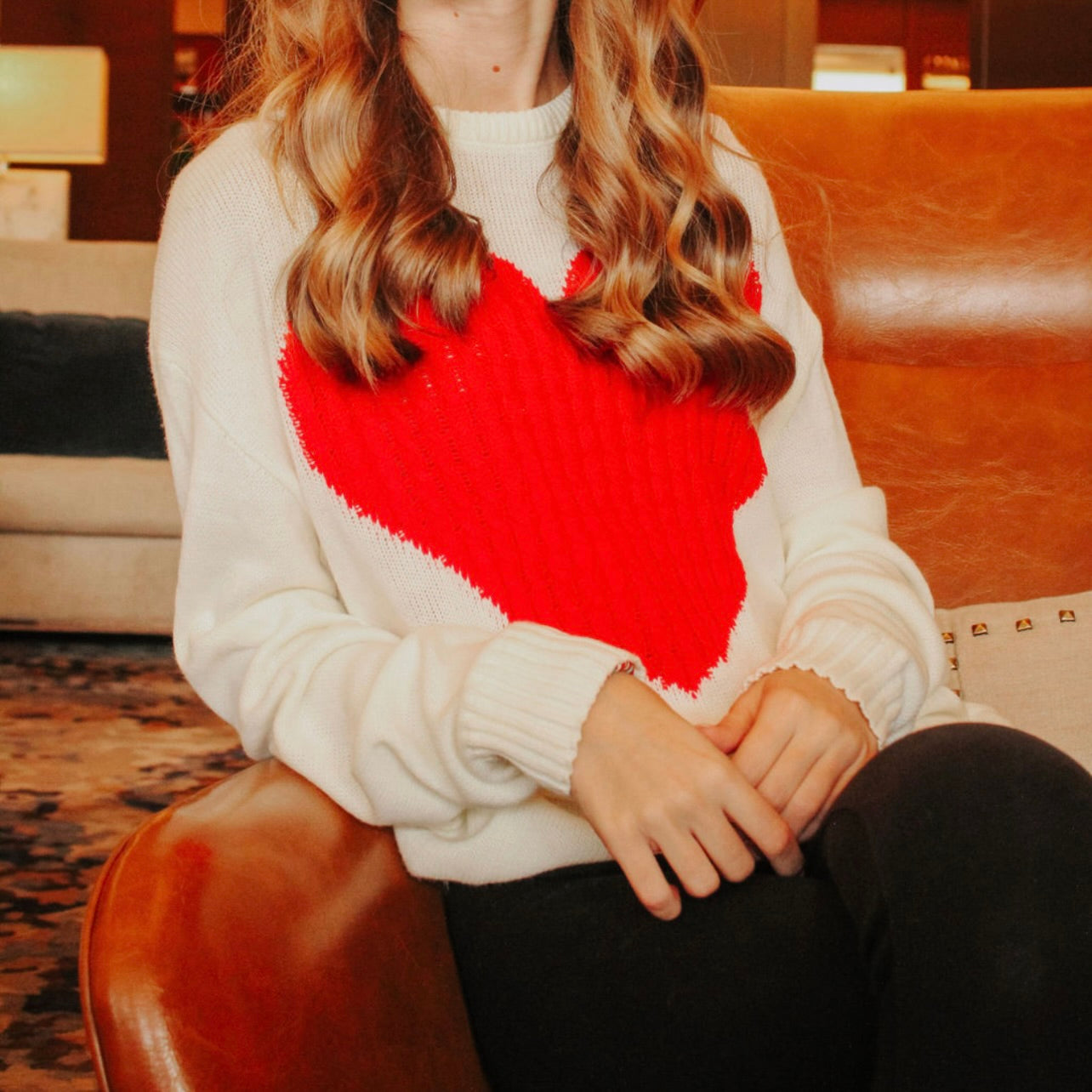 Red Heart Sweater