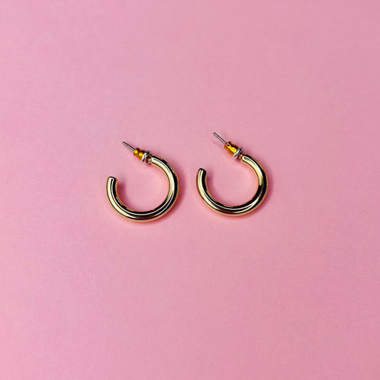 Plain Mini Hoop Earrings